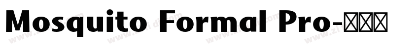 Mosquito Formal Pro字体转换